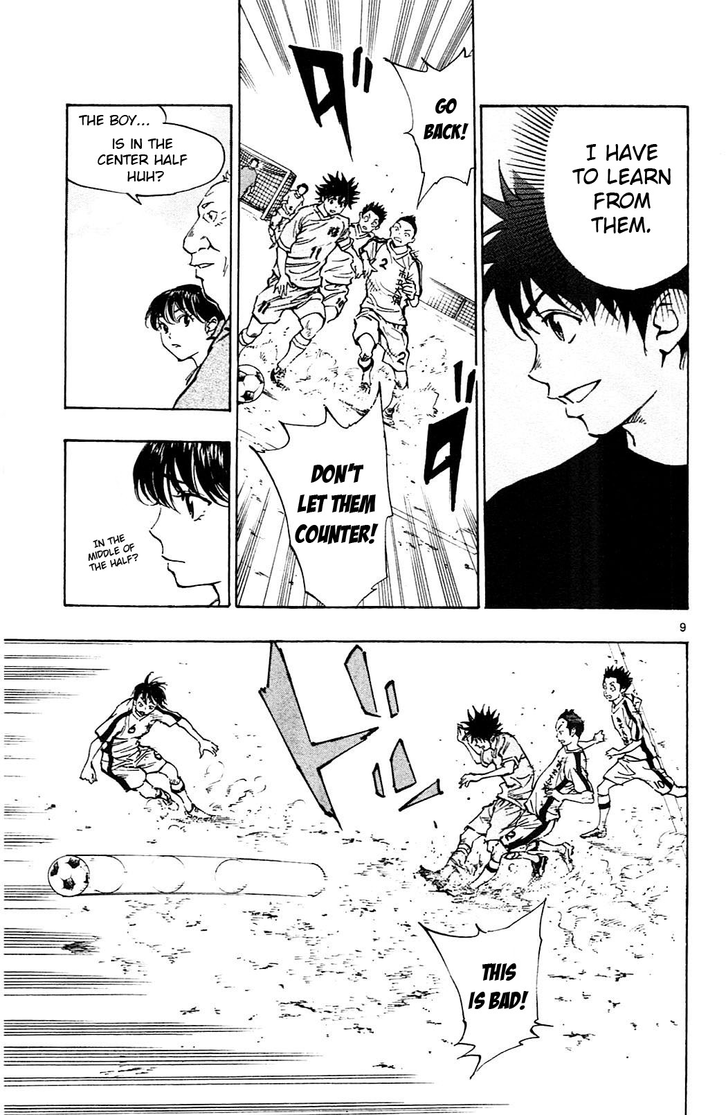 BE BLUES ~Ao ni nare~ Chapter 116 page 9 - Chapter 116: Ryuu vs Miyazaki