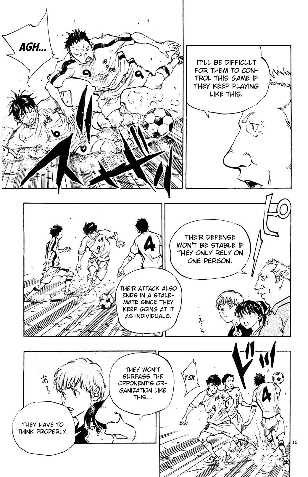 BE BLUES ~Ao ni nare~ Chapter 117 page 14 - Chapter 117: Numerical Disadvantage