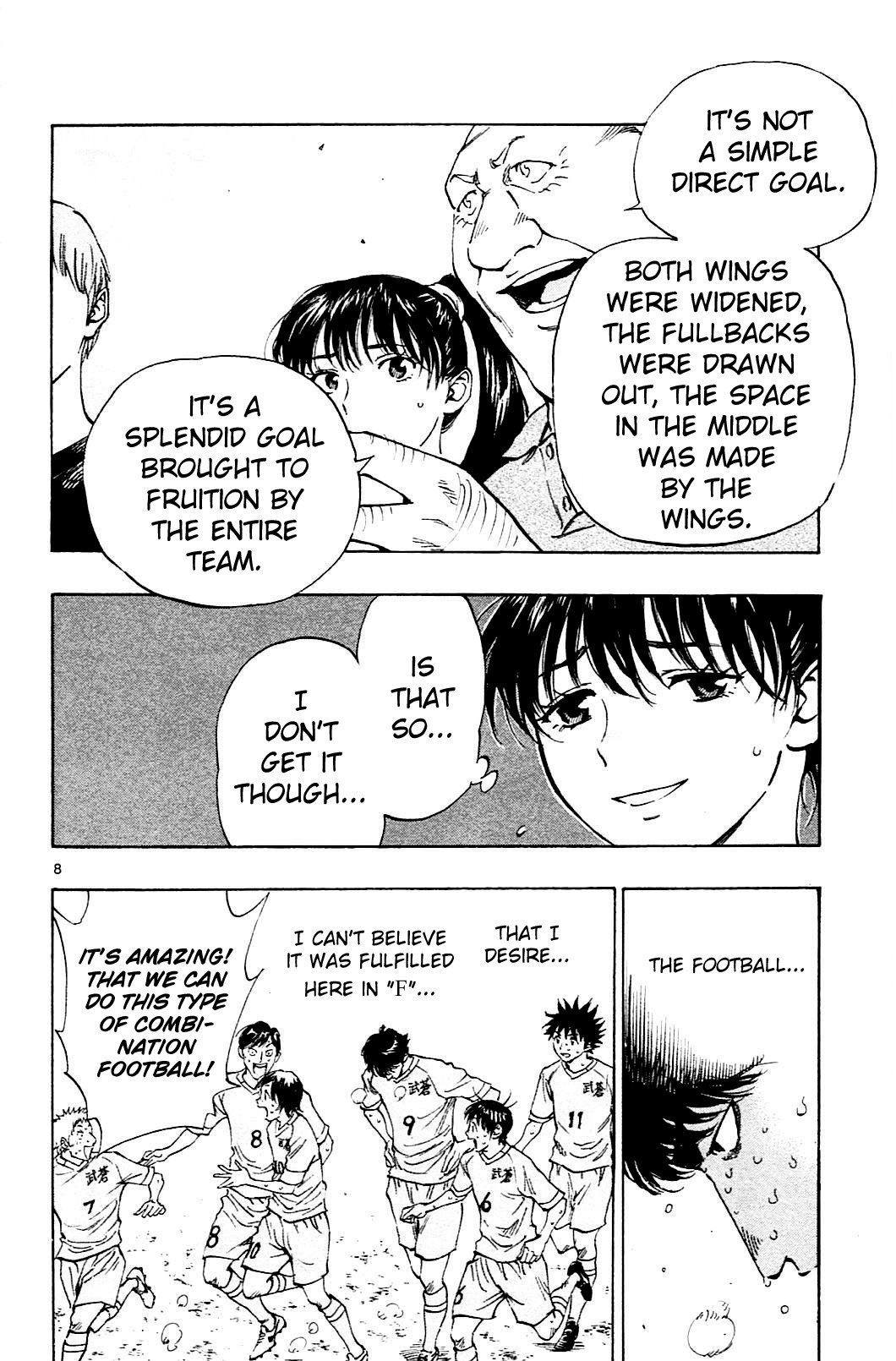 BE BLUES ~Ao ni nare~ Chapter 124 page 8 - Chapter 124: Desired Football