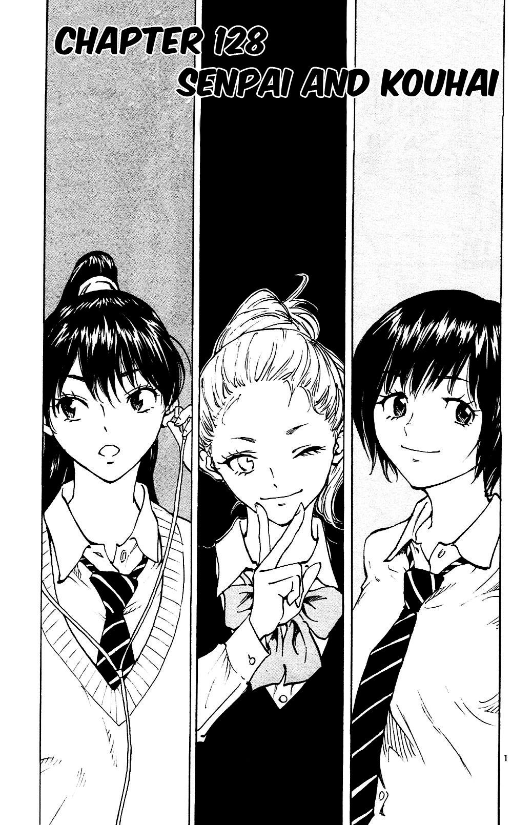 BE BLUES ~Ao ni nare~ Chapter 128 page 1 - Chapter 128: Senpai and Kouhai