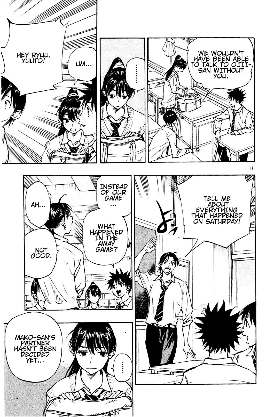 BE BLUES ~Ao ni nare~ Chapter 128 page 11 - Chapter 128: Senpai and Kouhai