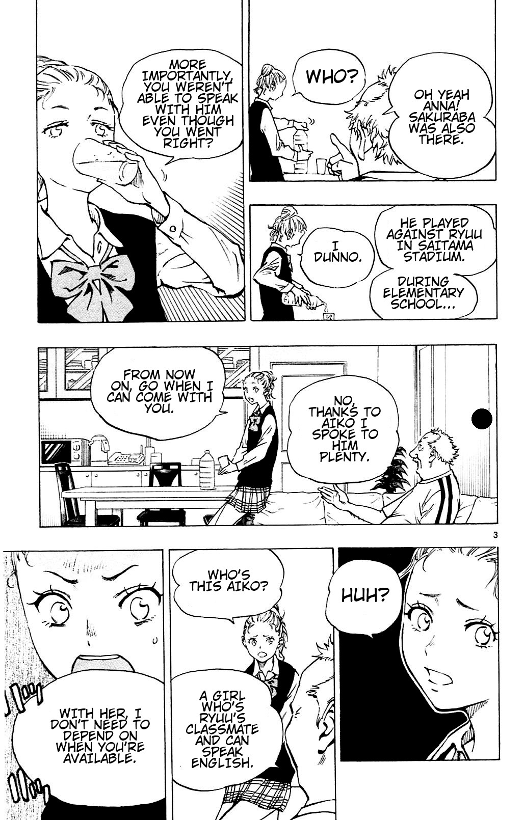 BE BLUES ~Ao ni nare~ Chapter 128 page 3 - Chapter 128: Senpai and Kouhai