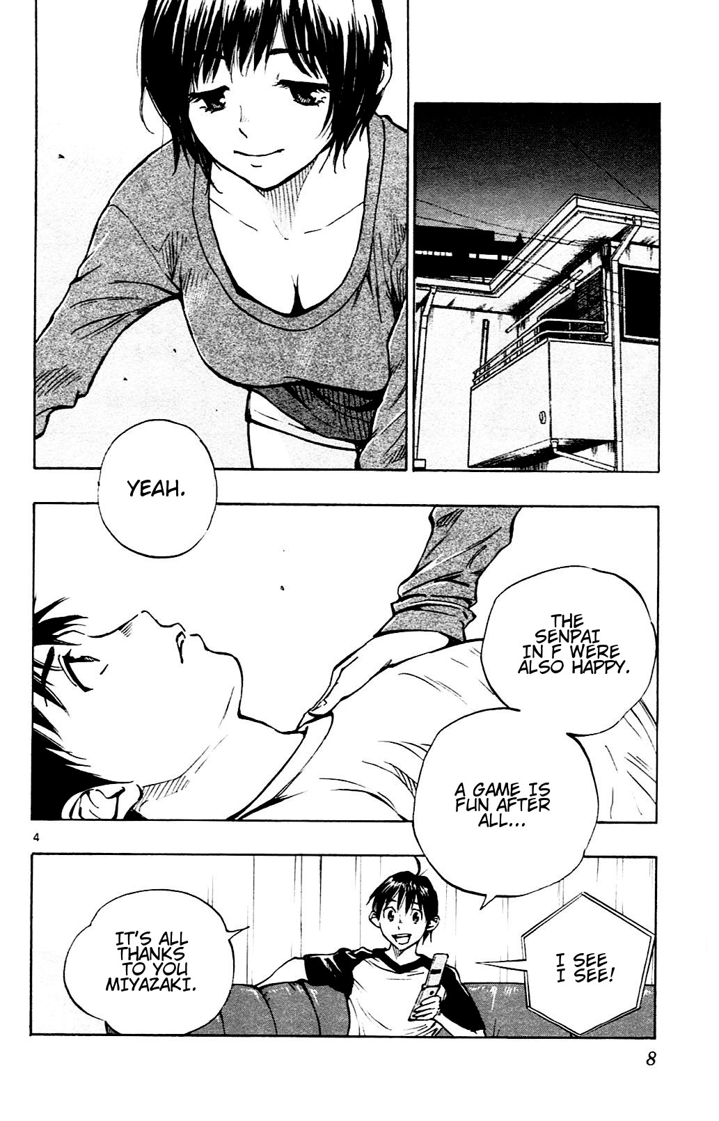 BE BLUES ~Ao ni nare~ Chapter 128 page 4 - Chapter 128: Senpai and Kouhai