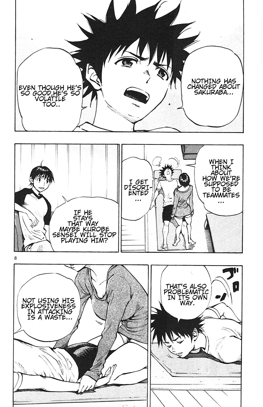 BE BLUES ~Ao ni nare~ Chapter 128 page 8 - Chapter 128: Senpai and Kouhai