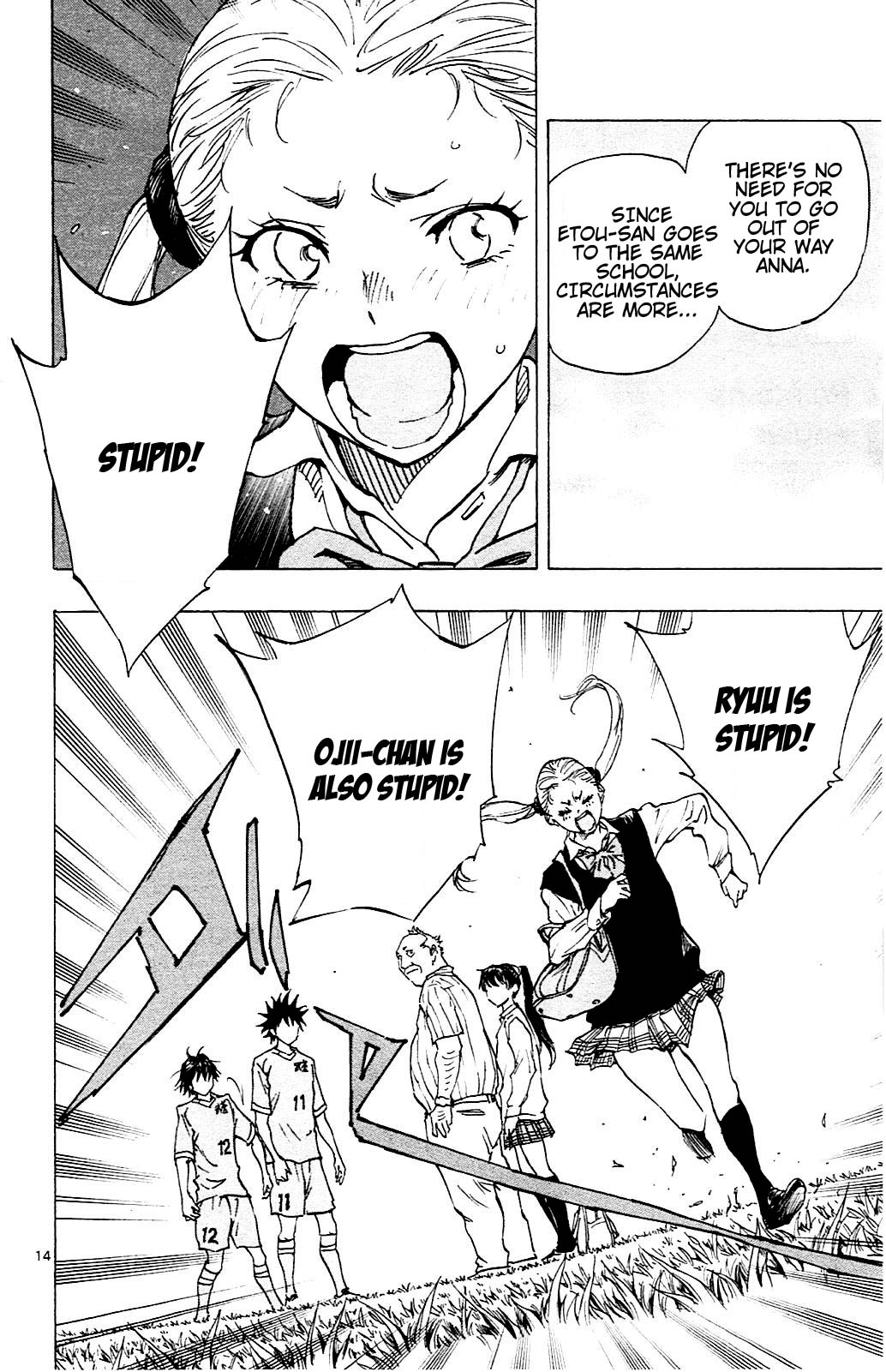 BE BLUES ~Ao ni nare~ Chapter 129 page 14 - Chapter 129: Anna and Aiko