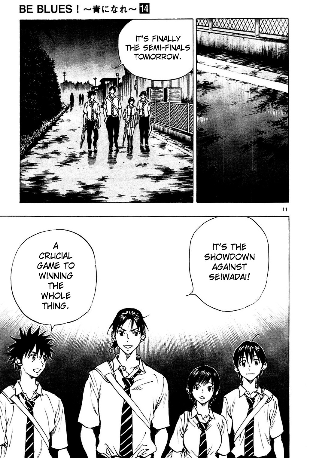 BE BLUES ~Ao ni nare~ Chapter 131 page 11 - Chapter 131: Waiting for One's Turn