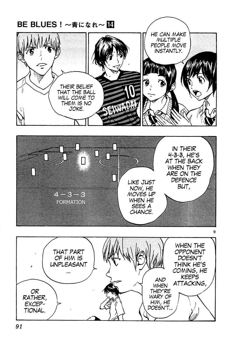 BE BLUES ~Ao ni nare~ Chapter 132 page 9 - Chapter 132: Seiwadai's Regista