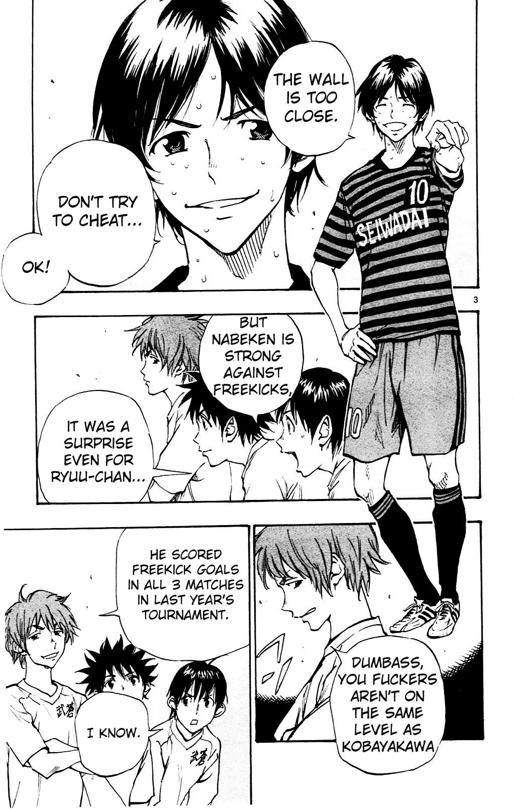 BE BLUES ~Ao ni nare~ Chapter 133 page 3 - Chapter 133: Nabeken VS Kobayakawa