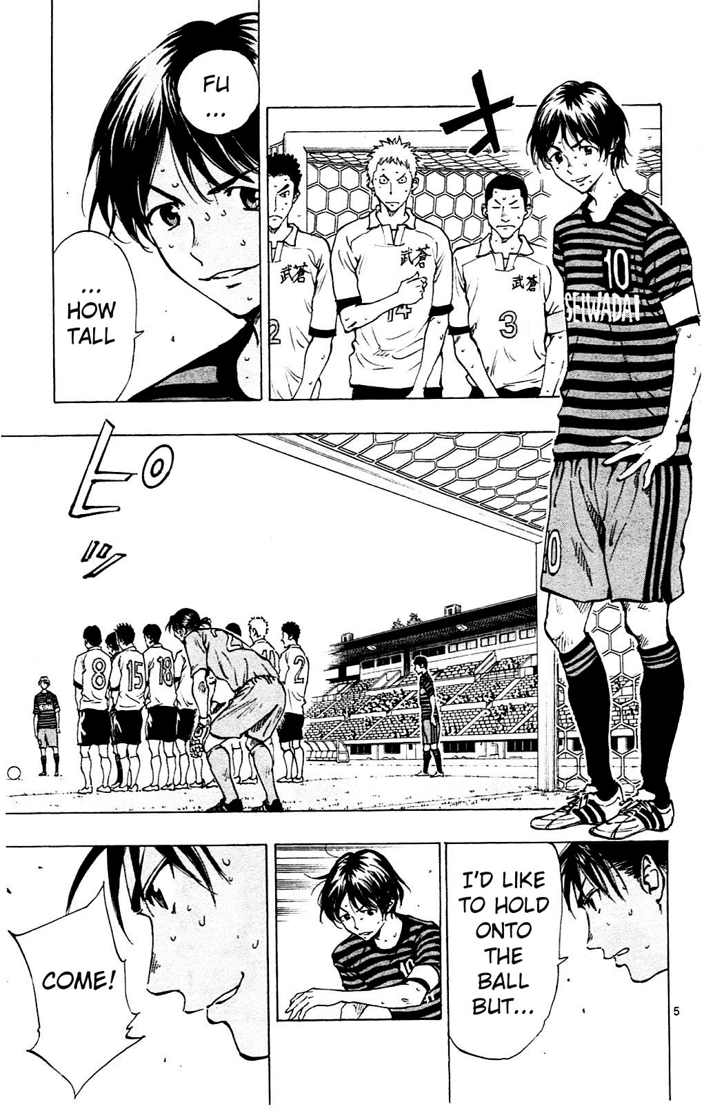 BE BLUES ~Ao ni nare~ Chapter 133 page 5 - Chapter 133: Nabeken VS Kobayakawa