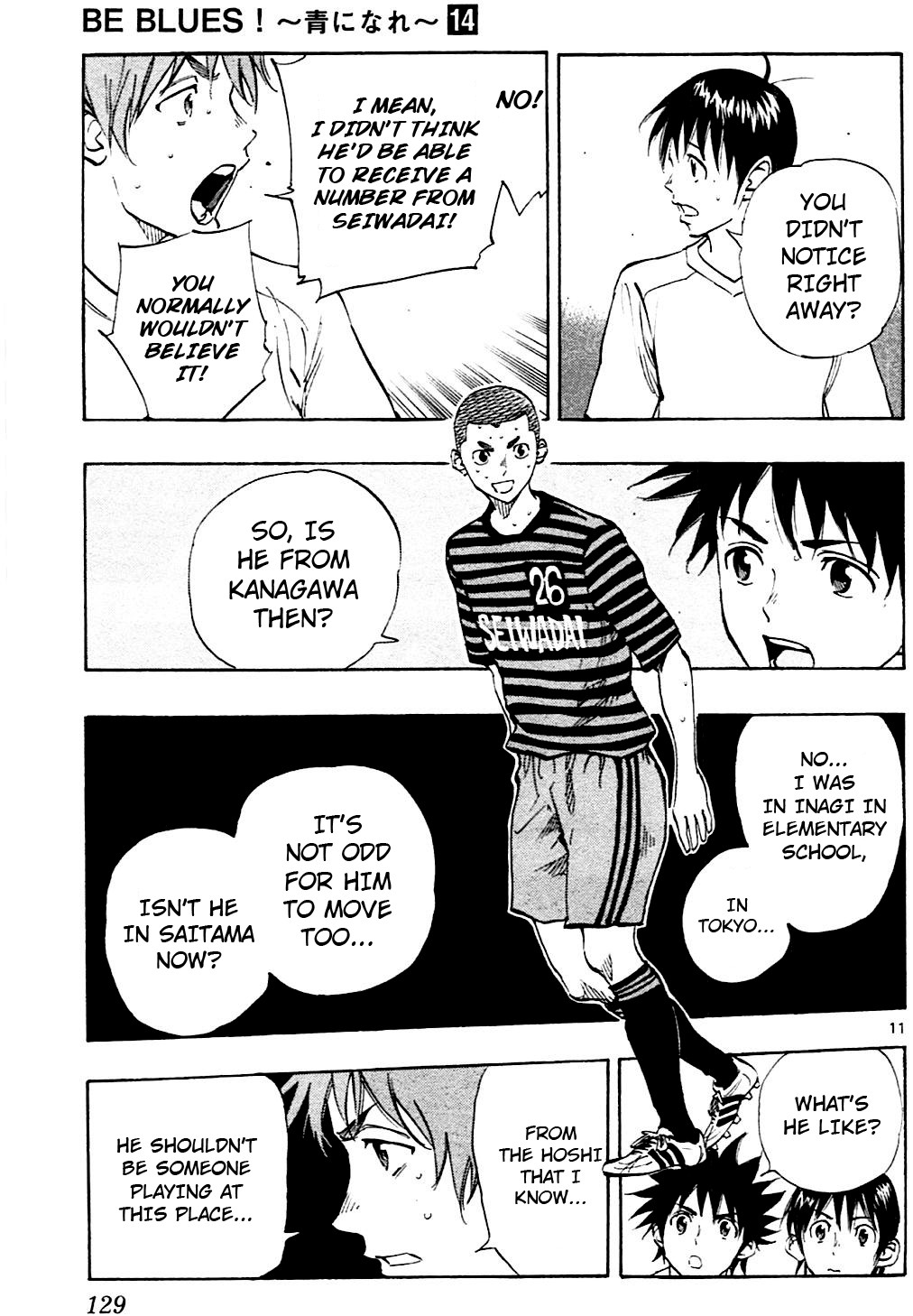 BE BLUES ~Ao ni nare~ Chapter 134 page 11 - Chapter 134: Why is that guy...