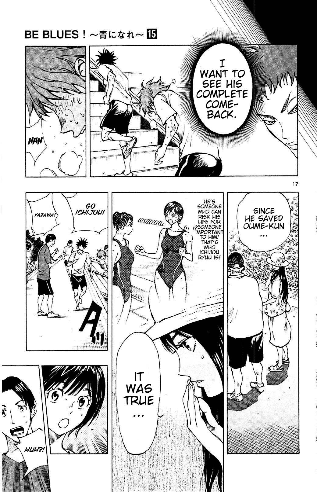 BE BLUES ~Ao ni nare~ Chapter 143 page 17 - Chapter 143: Ichijou Ichijou Ichijou!