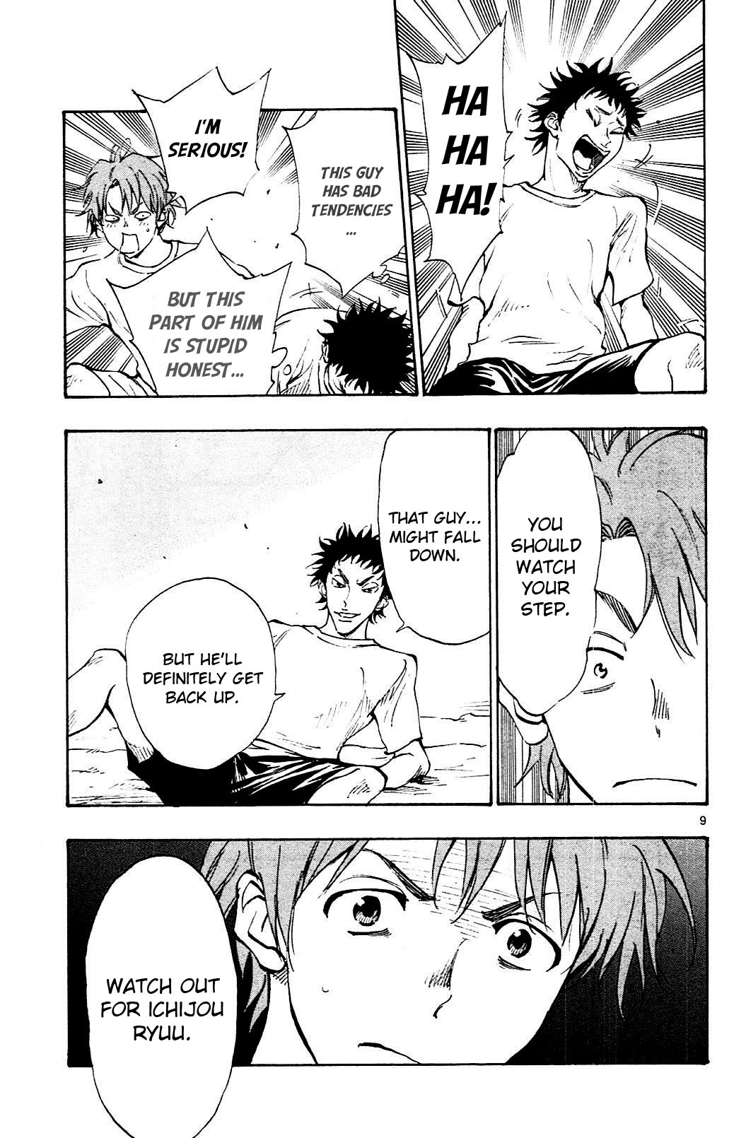 BE BLUES ~Ao ni nare~ Chapter 143 page 9 - Chapter 143: Ichijou Ichijou Ichijou!