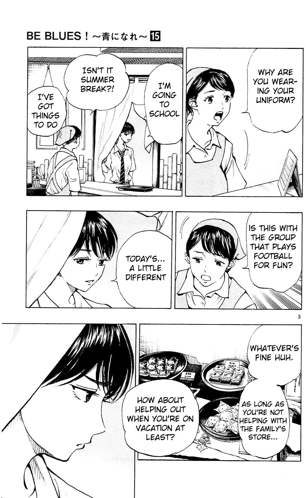 BE BLUES ~Ao ni nare~ Chapter 145 page 3 - Chapter 145: What Ryuu has in Mind