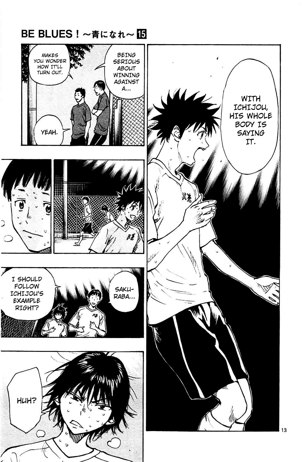 BE BLUES ~Ao ni nare~ Chapter 146 page 13 - Chapter 146: Ryuu's Charisma