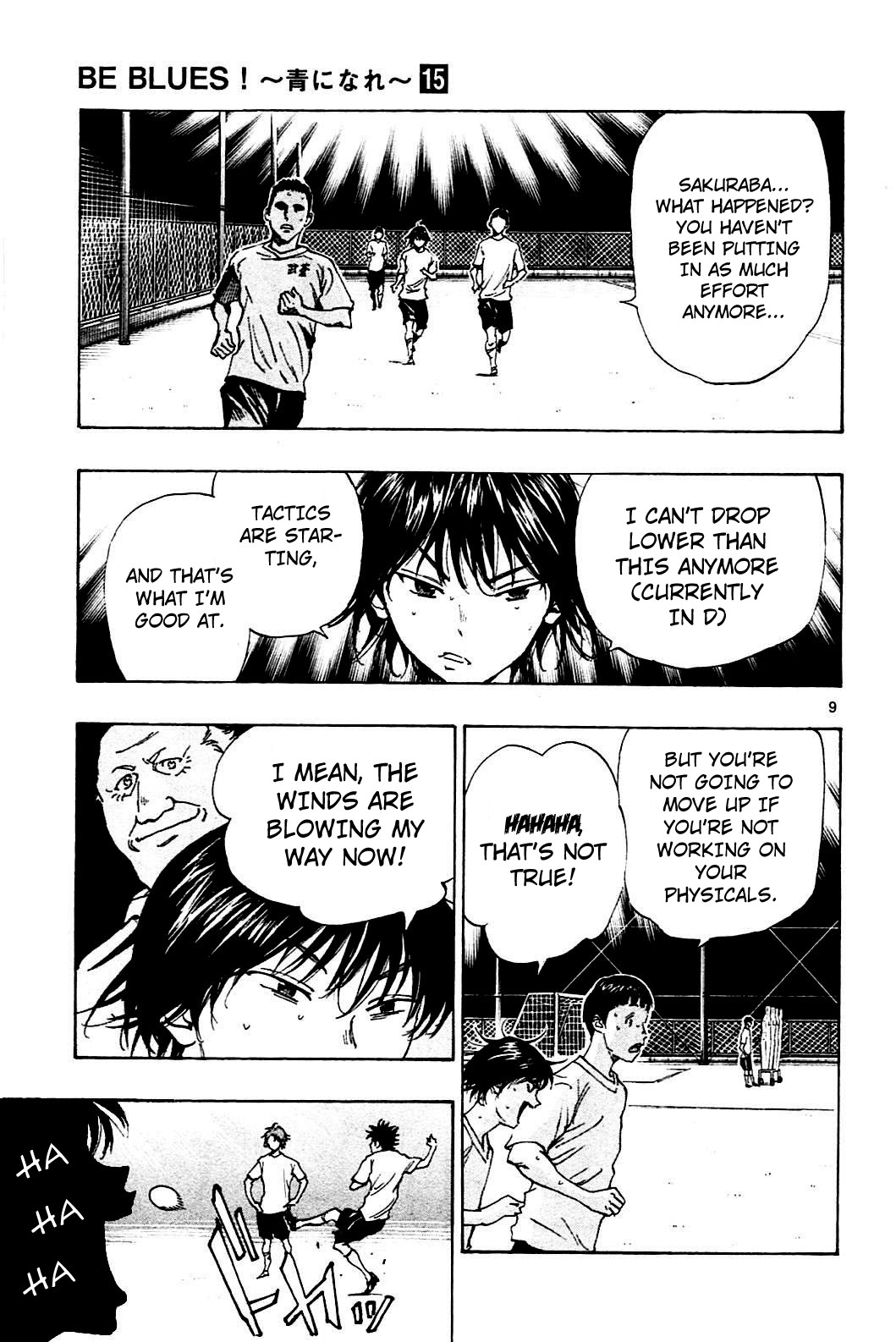 BE BLUES ~Ao ni nare~ Chapter 146 page 9 - Chapter 146: Ryuu's Charisma