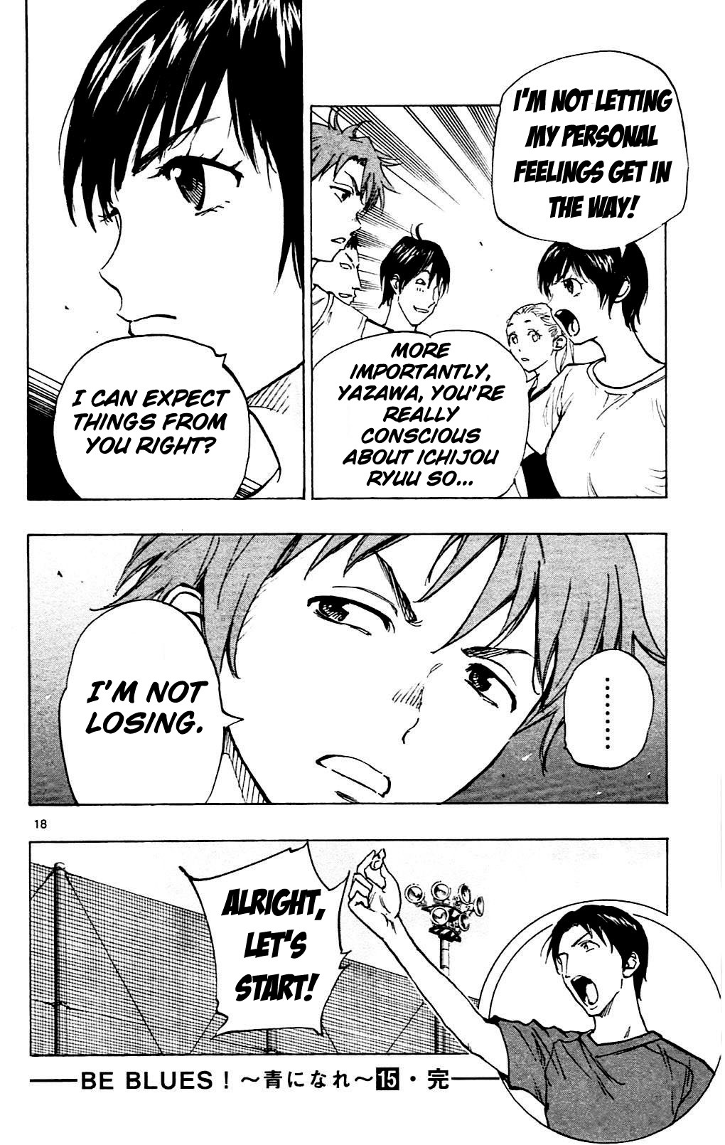 BE BLUES ~Ao ni nare~ Chapter 147 page 18 - Chapter 147: Mirko's Idea