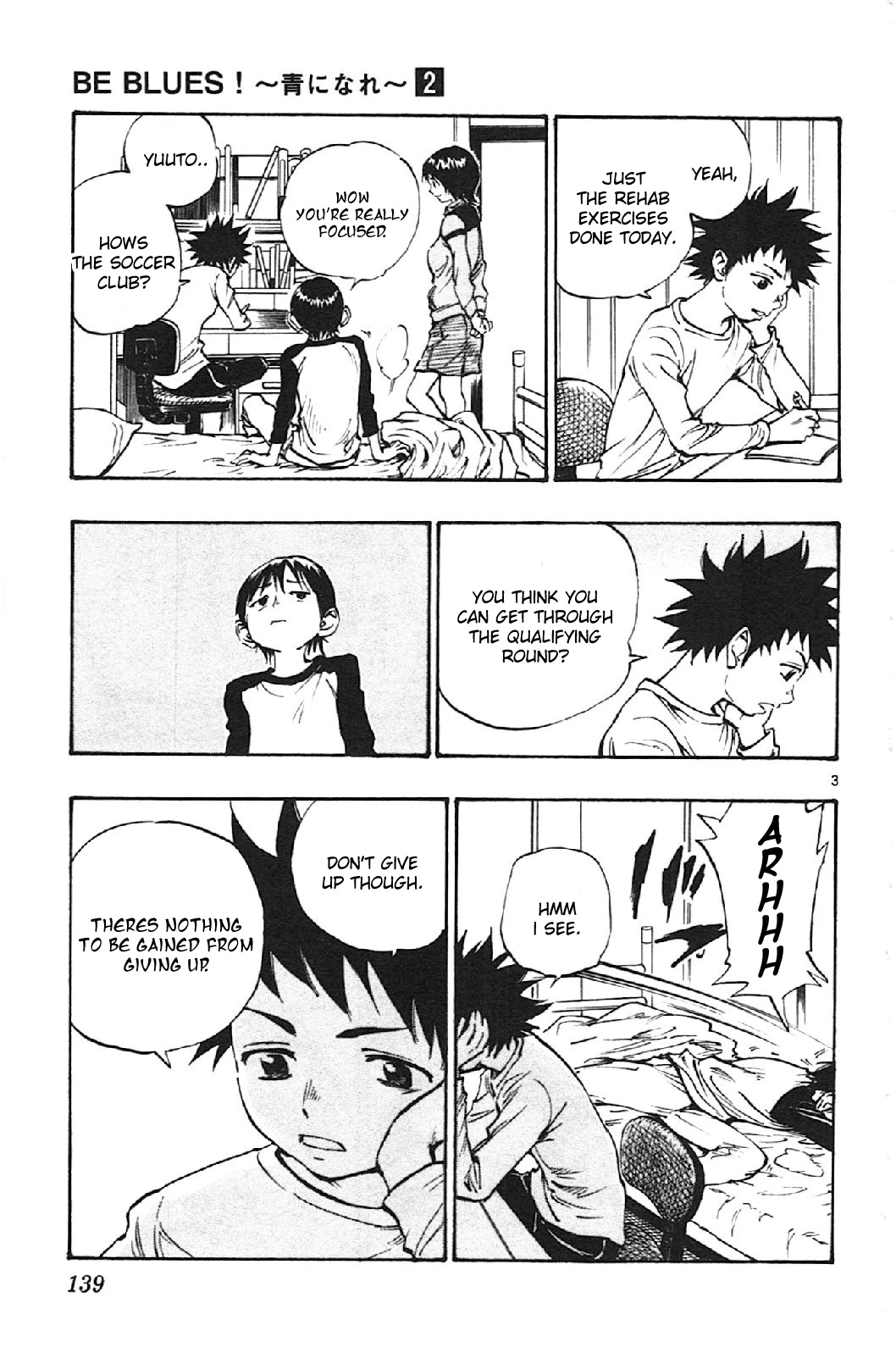 BE BLUES ~Ao ni nare~ Chapter 15 page 3 - Chapter 15: Ryu's Kick