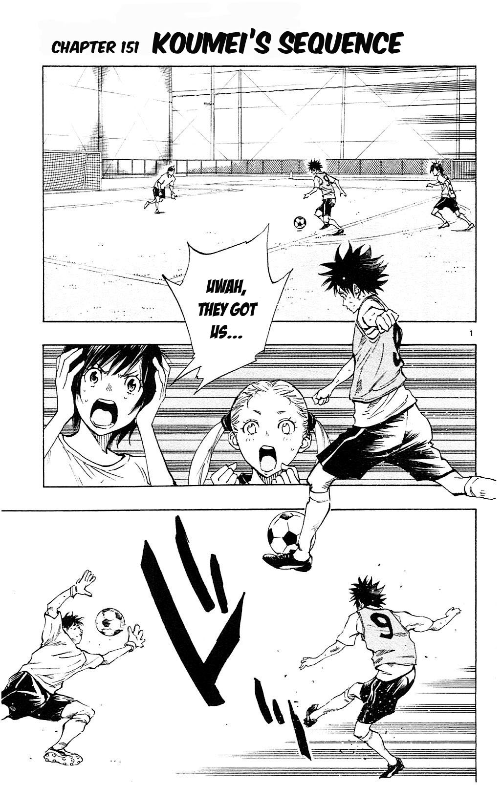BE BLUES ~Ao ni nare~ Chapter 151 page 1 - Chapter 151: Koumei's Sequence
