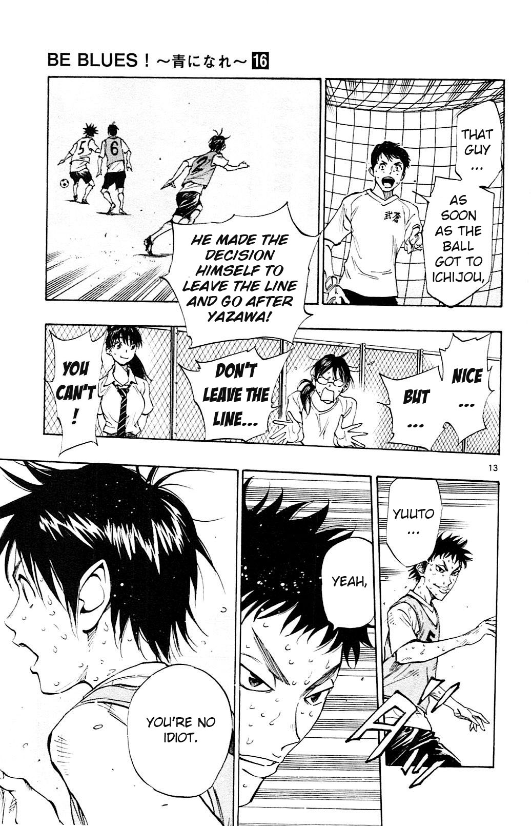 BE BLUES ~Ao ni nare~ Chapter 154 page 12 - Chapter 154: Hit the Weak Point!
