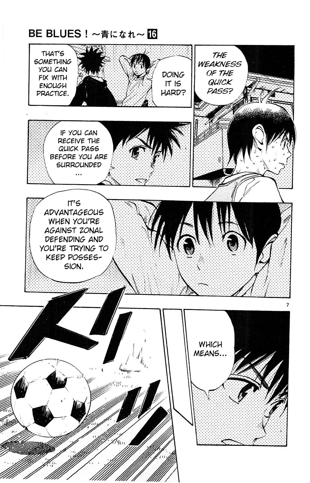 BE BLUES ~Ao ni nare~ Chapter 154 page 7 - Chapter 154: Hit the Weak Point!