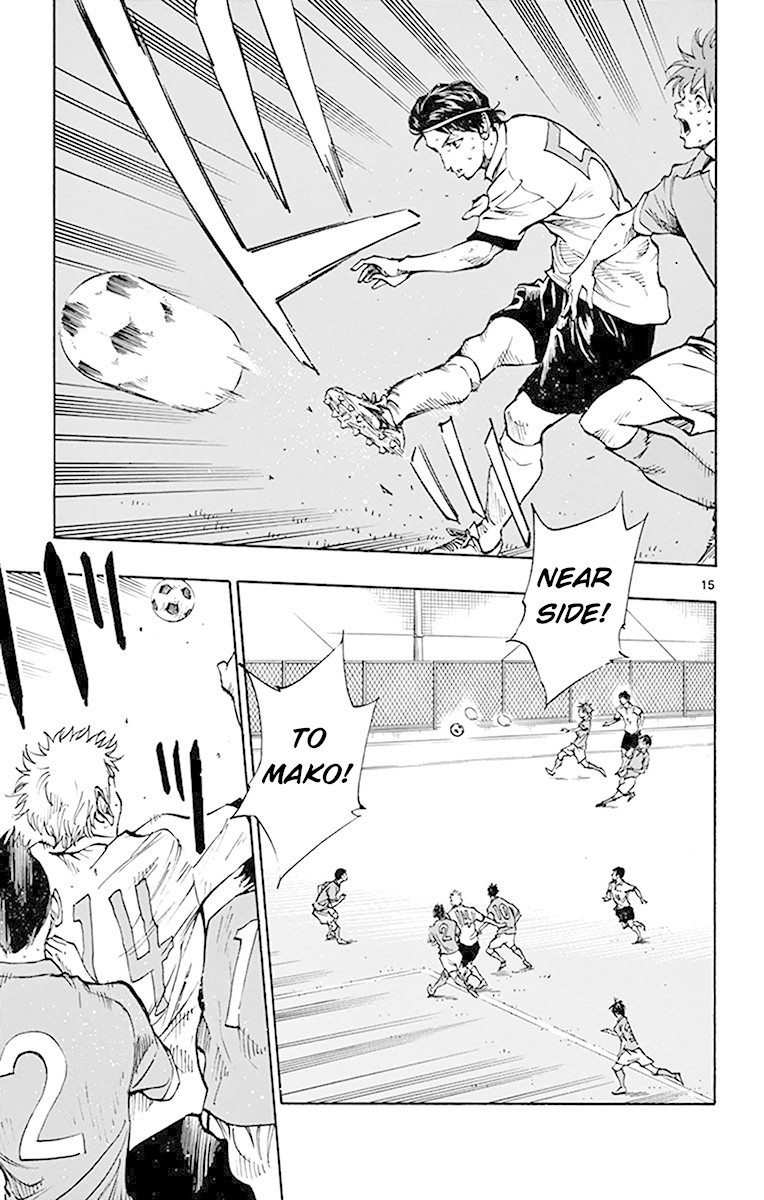 BE BLUES ~Ao ni nare~ Chapter 163 page 15 - Chapter 163: Lenon's Early Cross