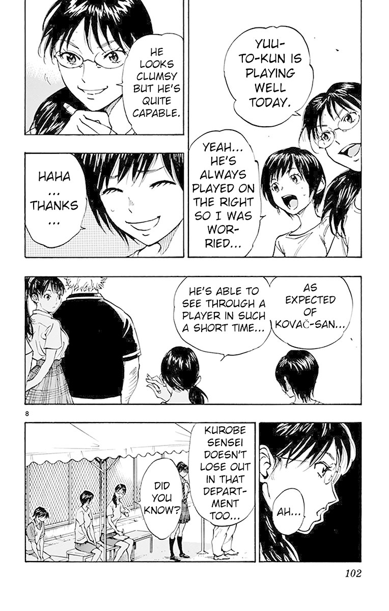 BE BLUES ~Ao ni nare~ Chapter 163 page 8 - Chapter 163: Lenon's Early Cross
