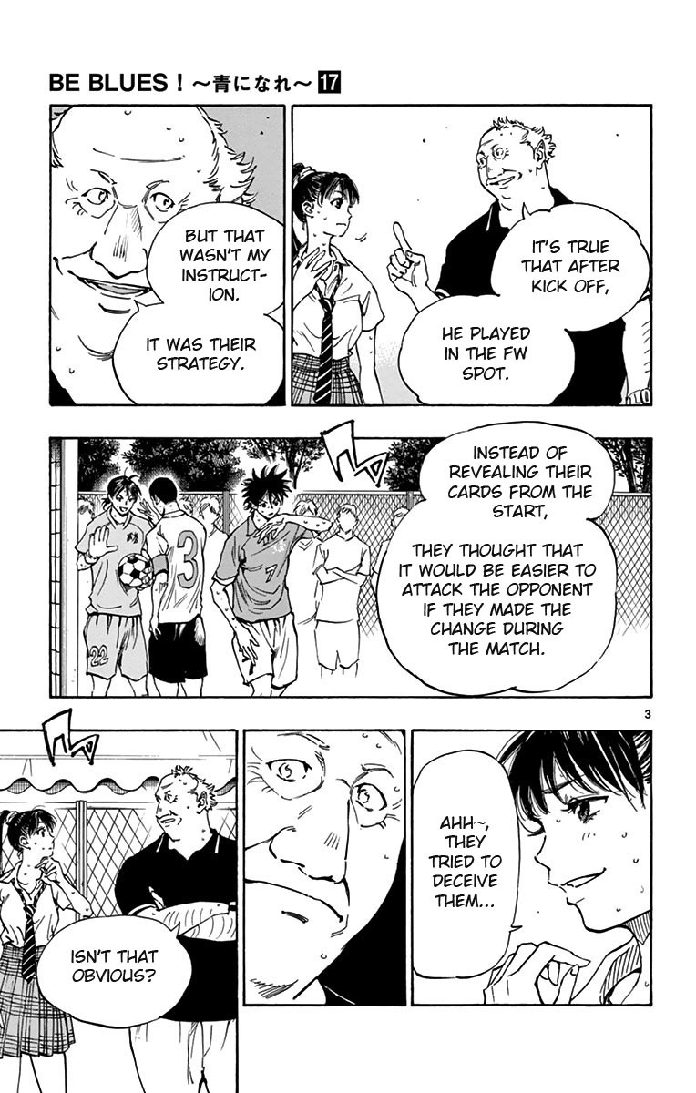 BE BLUES ~Ao ni nare~ Chapter 166 page 3 - Chapter 166: Being in A!