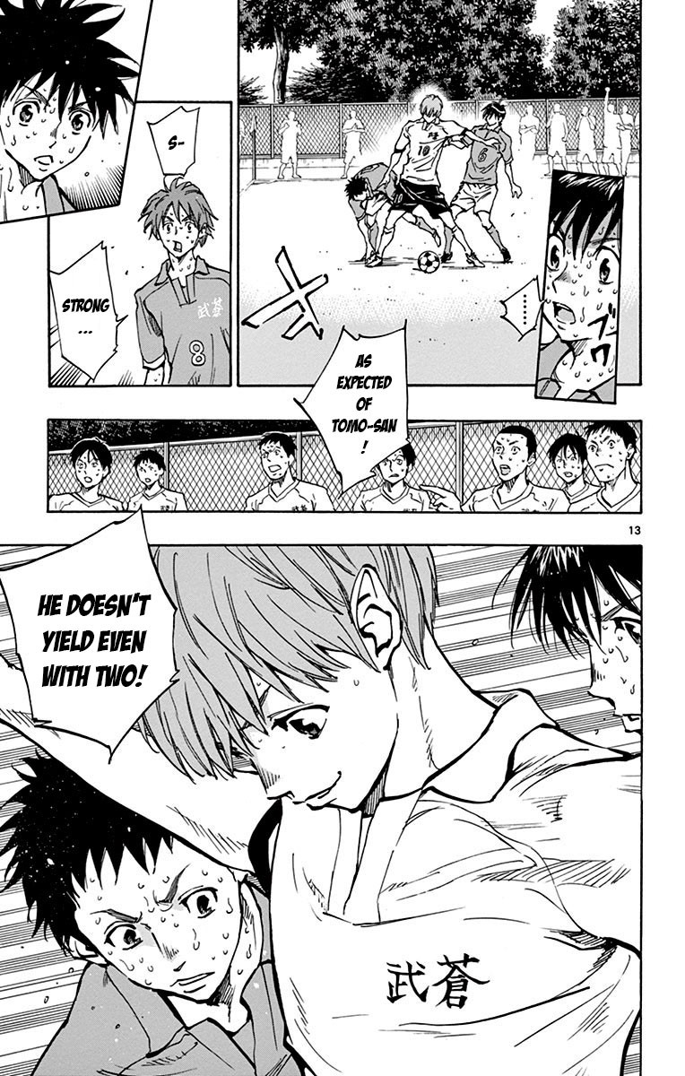 BE BLUES ~Ao ni nare~ Chapter 172 page 13 - Chapter 172: Busou's Number 10 Role