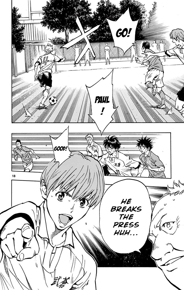 BE BLUES ~Ao ni nare~ Chapter 172 page 18 - Chapter 172: Busou's Number 10 Role
