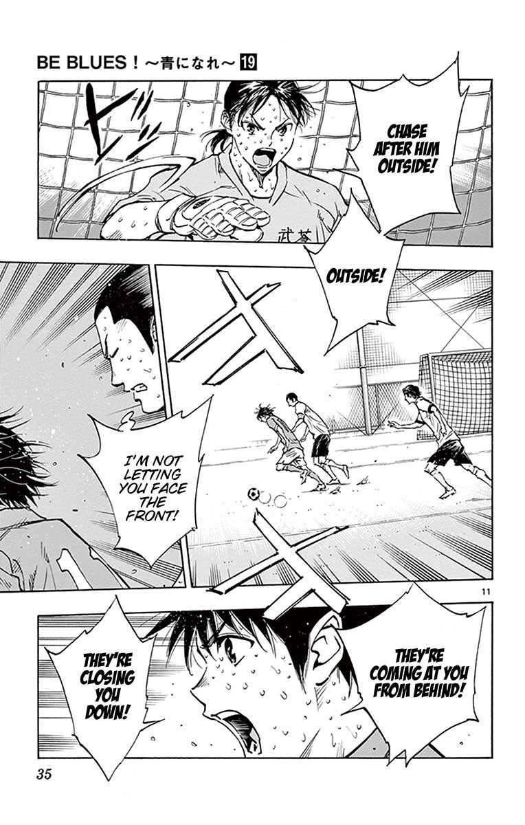 BE BLUES ~Ao ni nare~ Chapter 179 page 10 - Chapter 179: In Front of Goal!