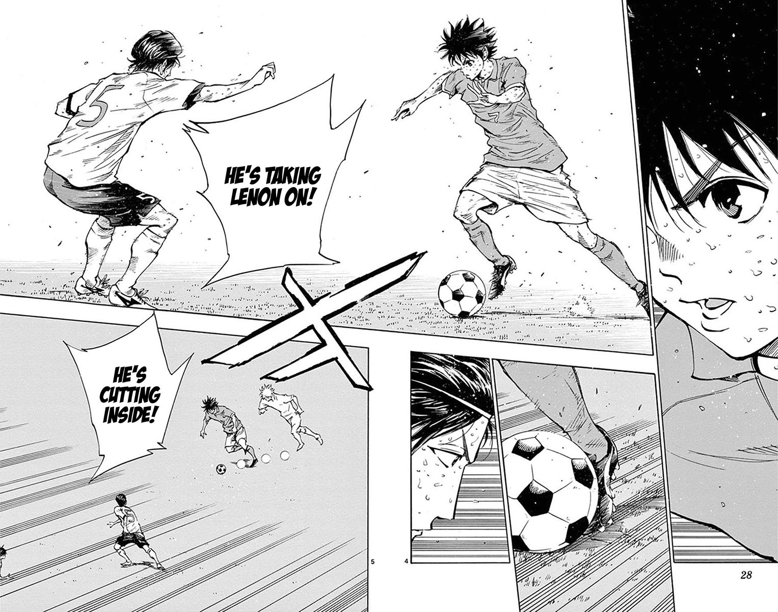 BE BLUES ~Ao ni nare~ Chapter 179 page 4 - Chapter 179: In Front of Goal!