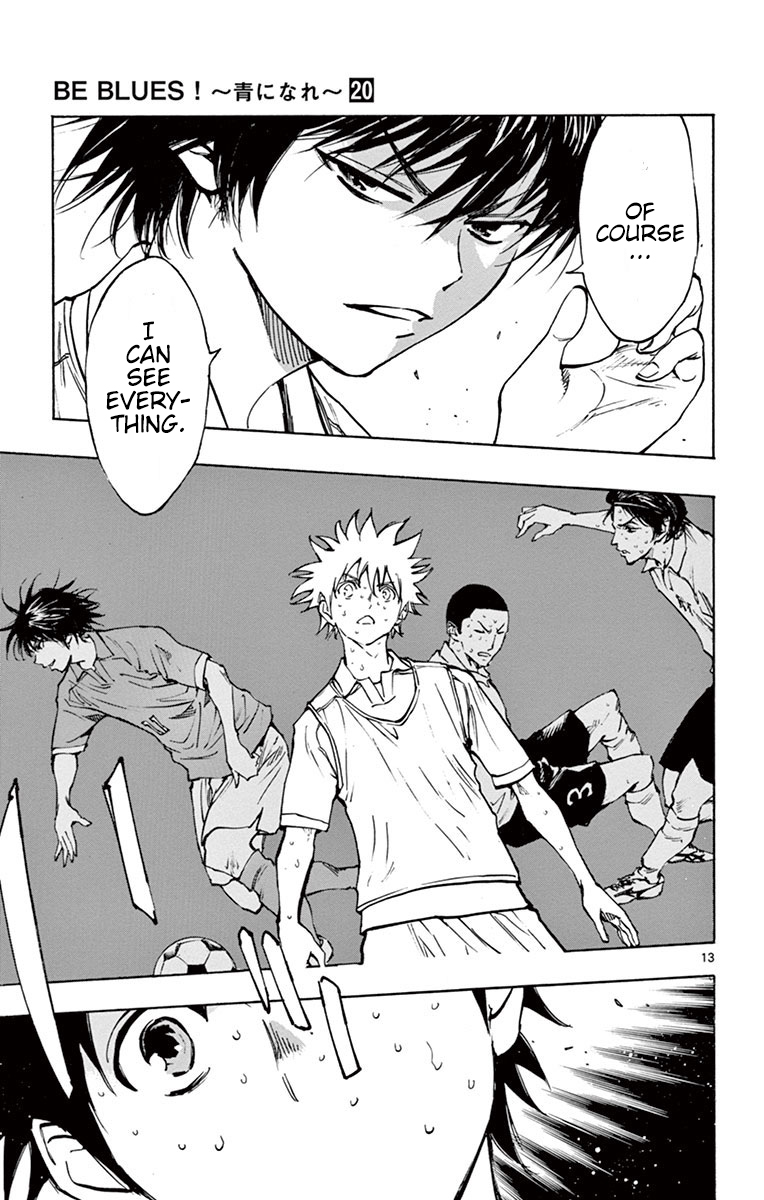 BE BLUES ~Ao ni nare~ Chapter 195 page 14 - Chapter 195: Across one's line of sight
