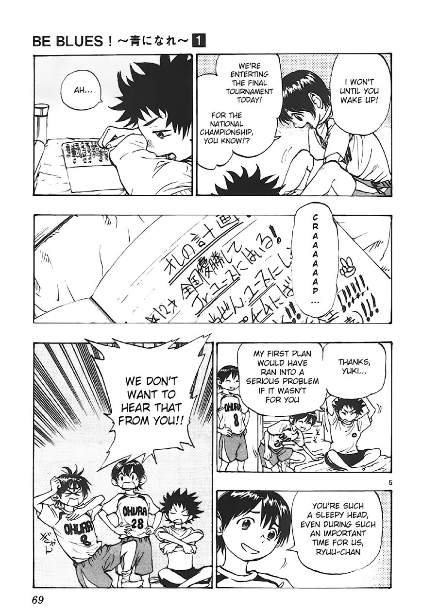 BE BLUES ~Ao ni nare~ Chapter 2 page 5 - Chapter 2 : Two Number Tens