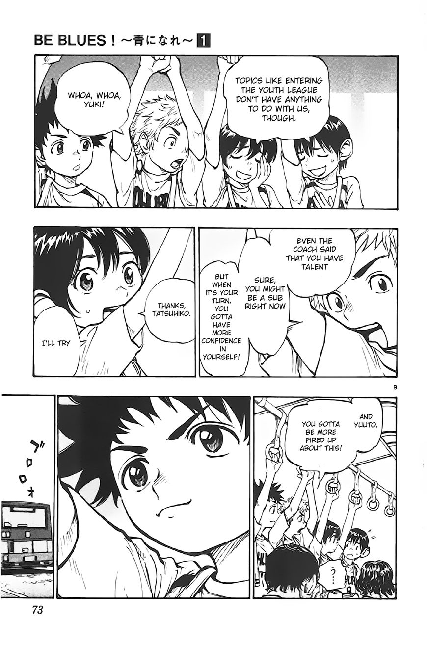 BE BLUES ~Ao ni nare~ Chapter 2 page 9 - Chapter 2 : Two Number Tens