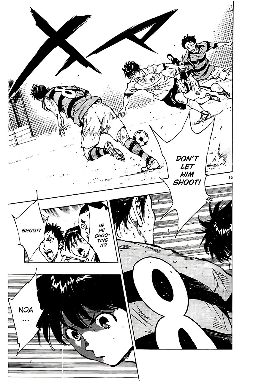 BE BLUES ~Ao ni nare~ Chapter 207 page 14 - Chapter 207: 3 vs. 3