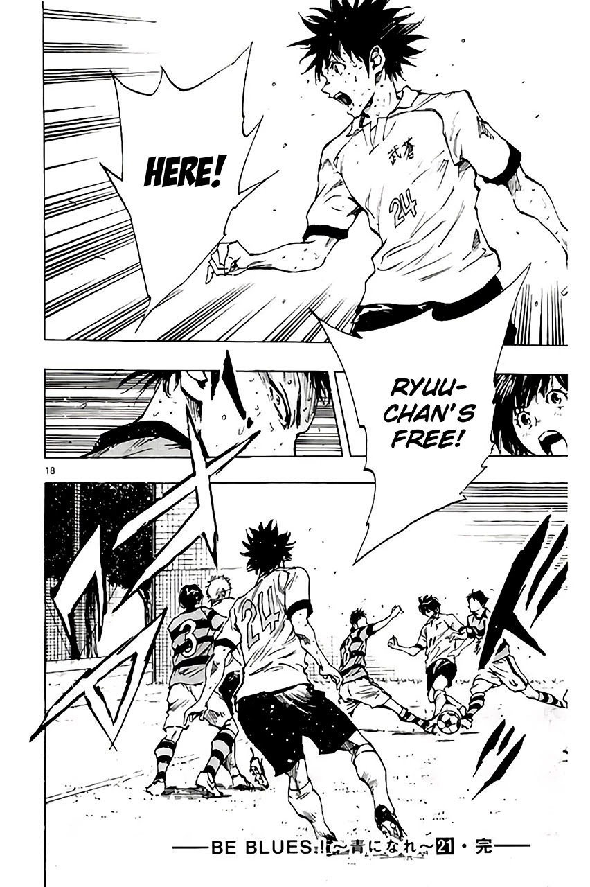 BE BLUES ~Ao ni nare~ Chapter 207 page 17 - Chapter 207: 3 vs. 3