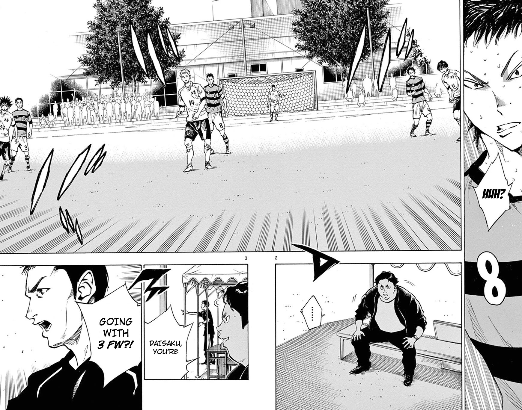 BE BLUES ~Ao ni nare~ Chapter 207 page 2 - Chapter 207: 3 vs. 3