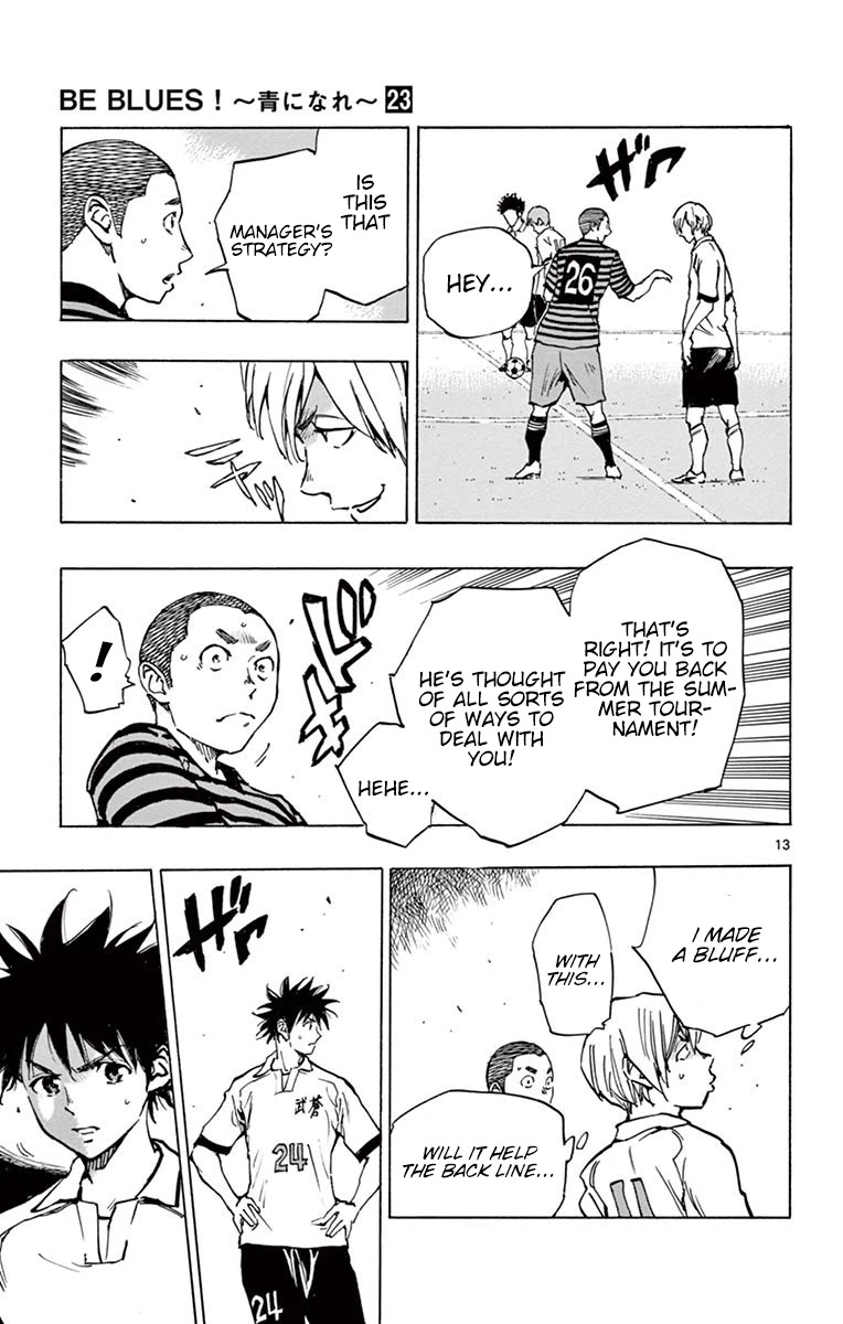BE BLUES ~Ao ni nare~ Chapter 220 page 14 - Chapter 220: What's his Plan?!