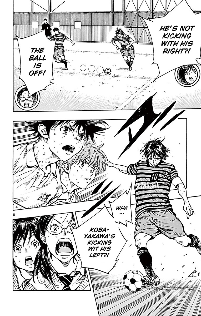 BE BLUES ~Ao ni nare~ Chapter 222 page 8 - Chapter 222: A Tenacious Person's Kick