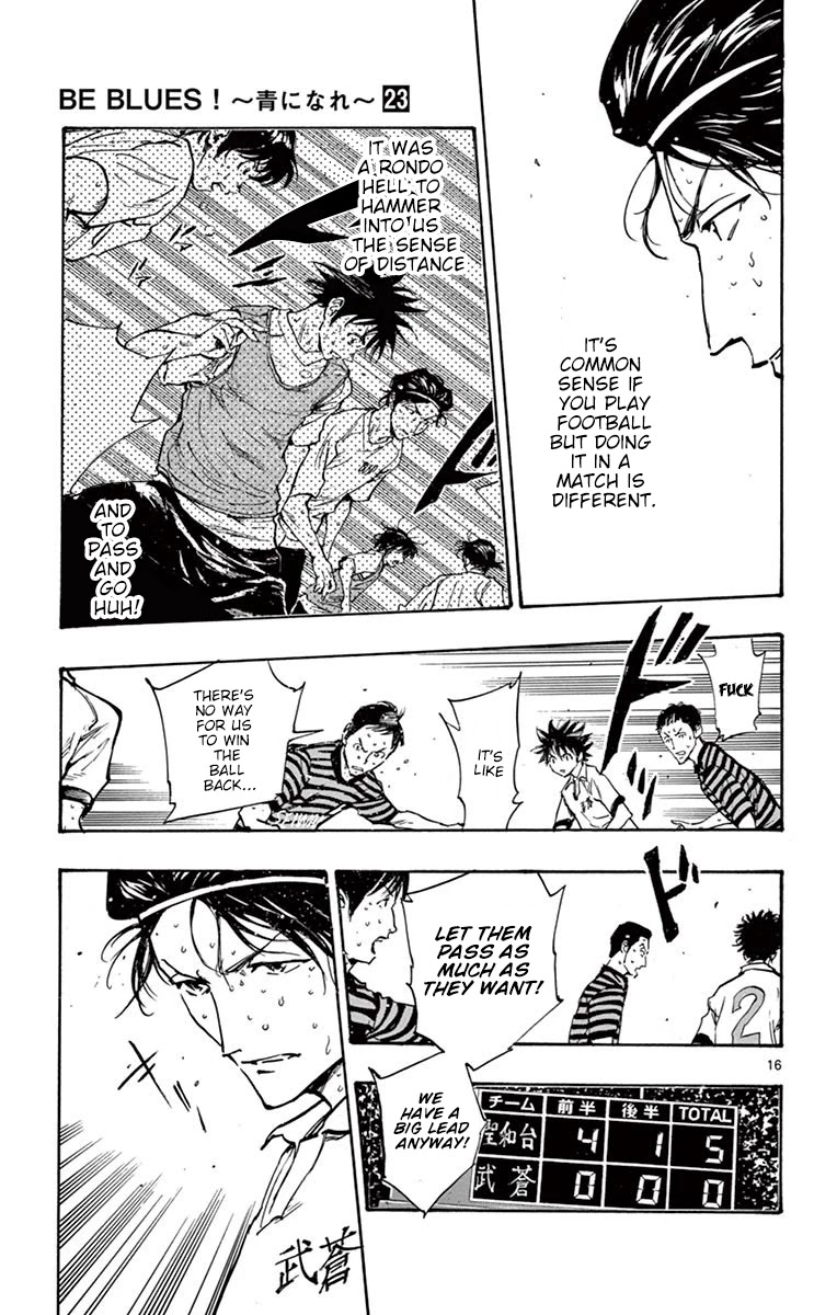 BE BLUES ~Ao ni nare~ Chapter 223 page 15 - Chapter 223: The Answer to Get Out of Trouble