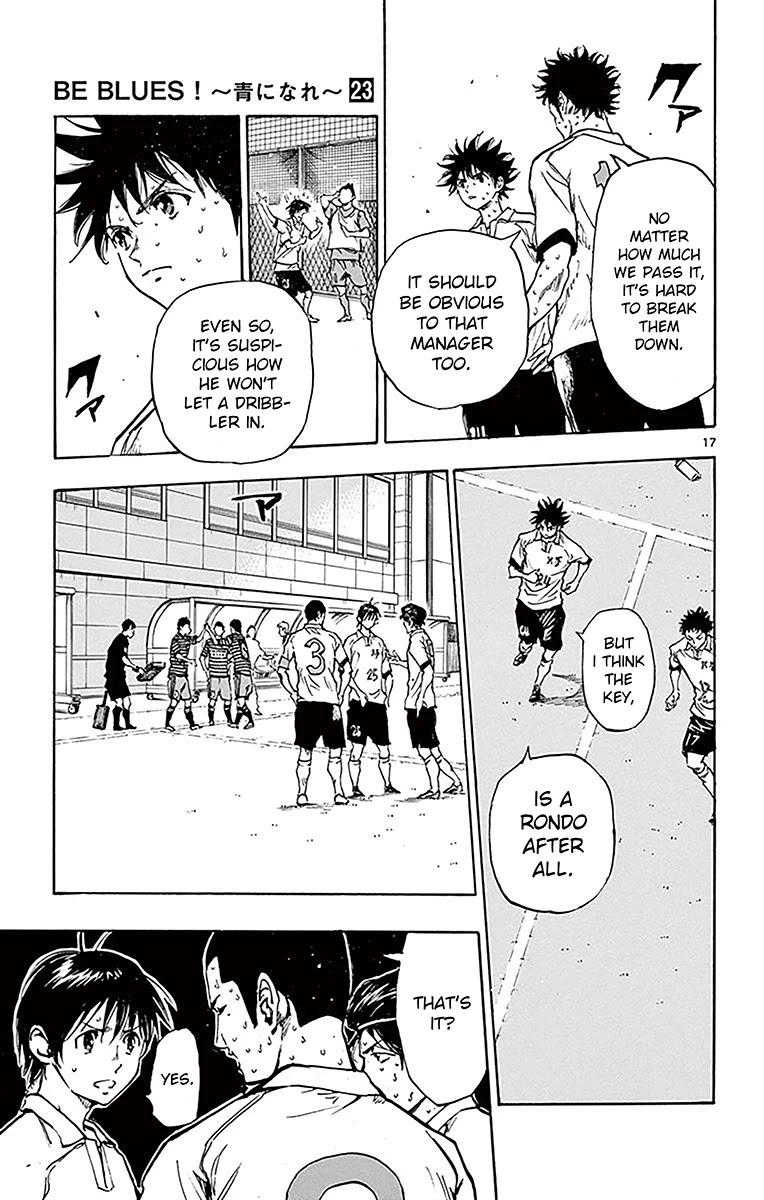 BE BLUES ~Ao ni nare~ Chapter 224 page 16 - Chapter 224: Mirko's Advice