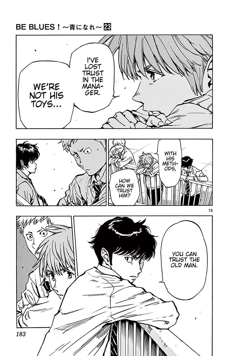 BE BLUES ~Ao ni nare~ Chapter 227 page 12 - Chapter 227: Busou's Football