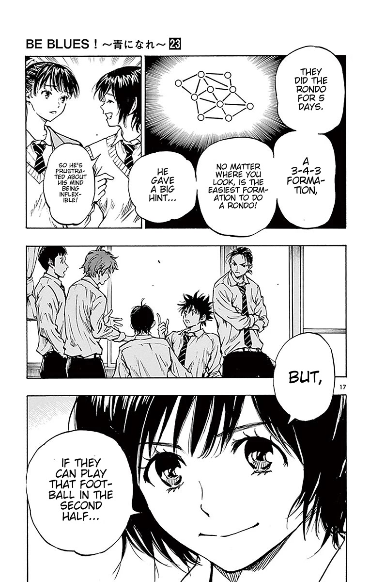 BE BLUES ~Ao ni nare~ Chapter 227 page 16 - Chapter 227: Busou's Football