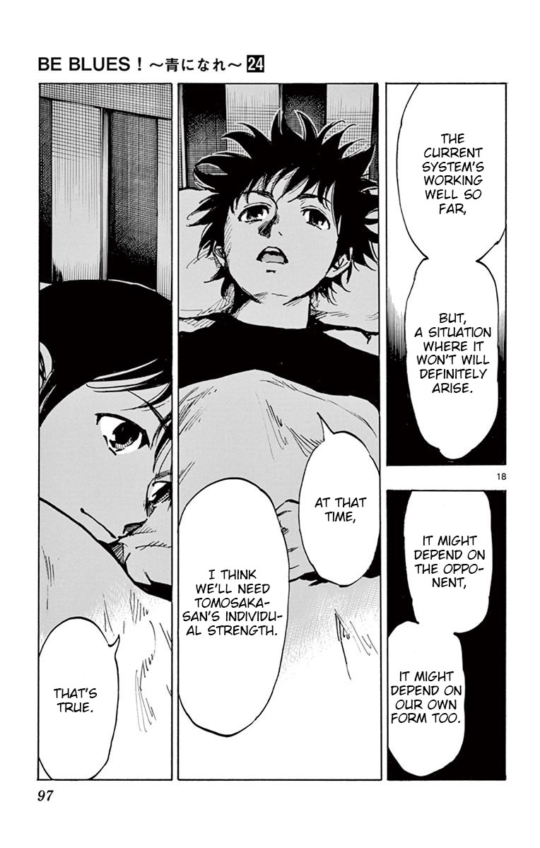 BE BLUES ~Ao ni nare~ Chapter 232 page 19 - Chapter 232: Clumsy