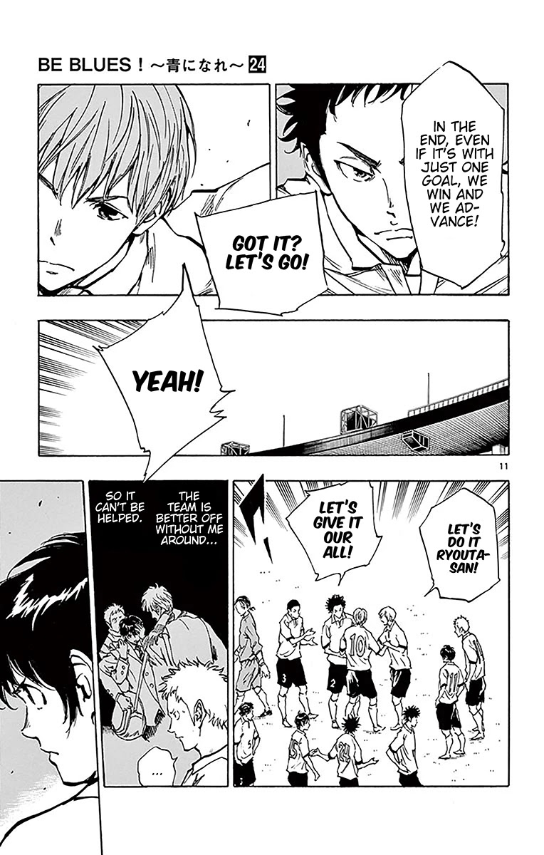 BE BLUES ~Ao ni nare~ Chapter 233 page 10 - Chapter 233: A Moment's Hesitation