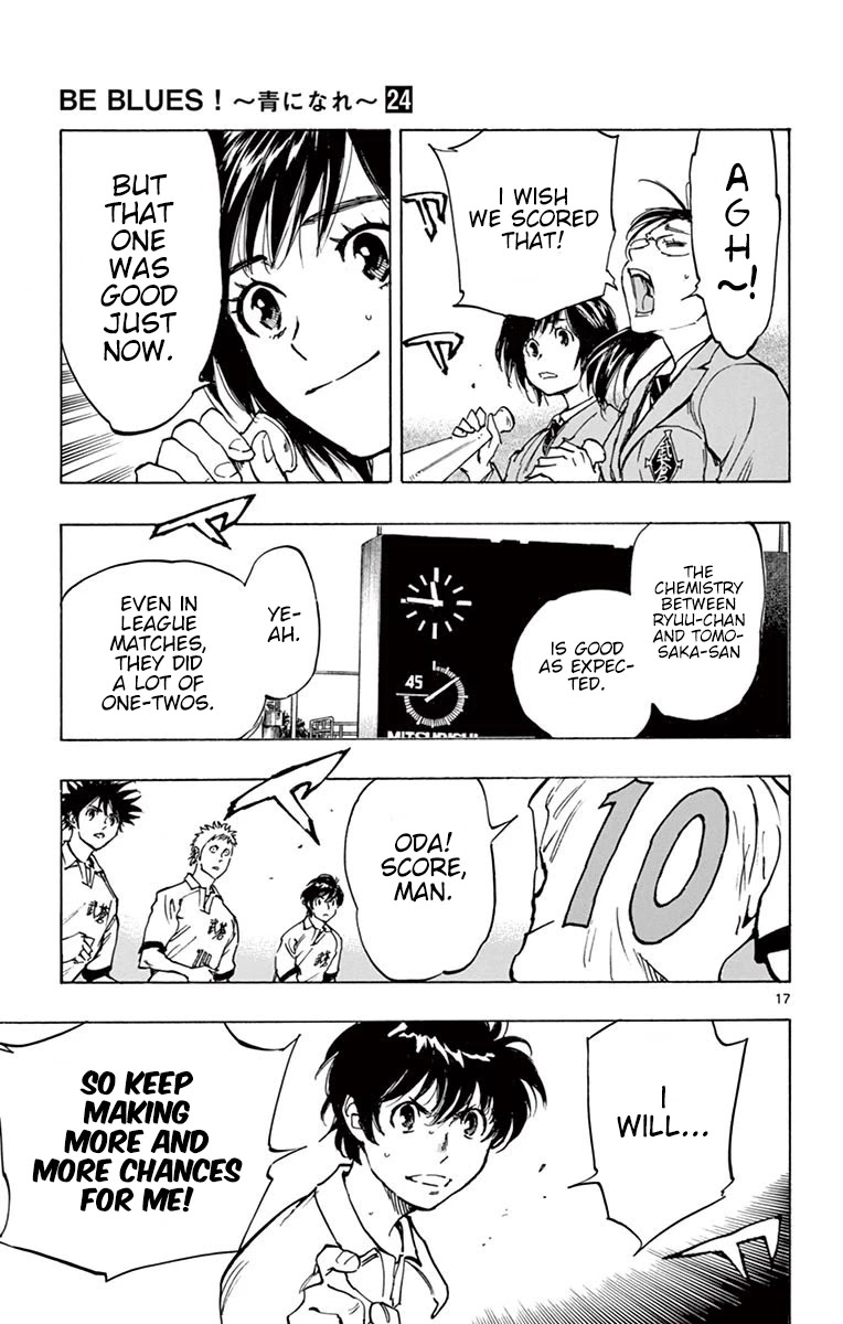 BE BLUES ~Ao ni nare~ Chapter 237 page 17 - Chapter 237: I'm Awake Now