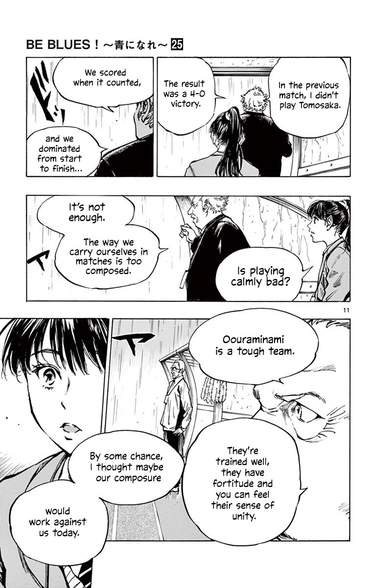 BE BLUES ~Ao ni nare~ Chapter 239 page 10 - Chapter 239: Transmitted Passion!