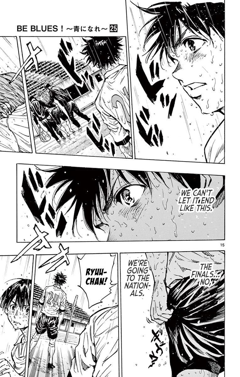 BE BLUES ~Ao ni nare~ Chapter 245 page 14 - Chapter 245: I Have to Score It!