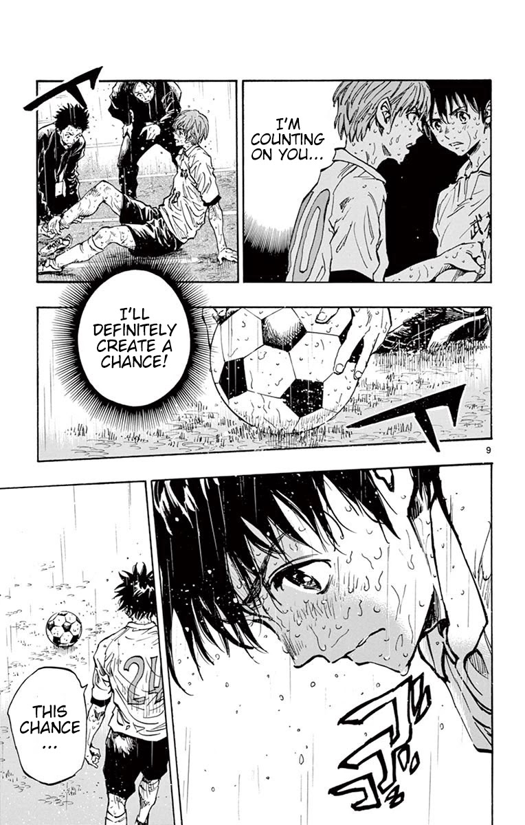 BE BLUES ~Ao ni nare~ Chapter 245 page 9 - Chapter 245: I Have to Score It!