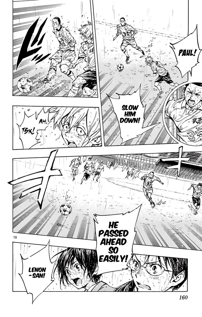 BE BLUES ~Ao ni nare~ Chapter 246 page 10 - Chapter 246: Attack and Defense Near the Goal